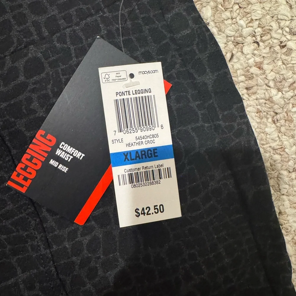NWT Style & Co. Women’s Leggings - Picture 4 of 6